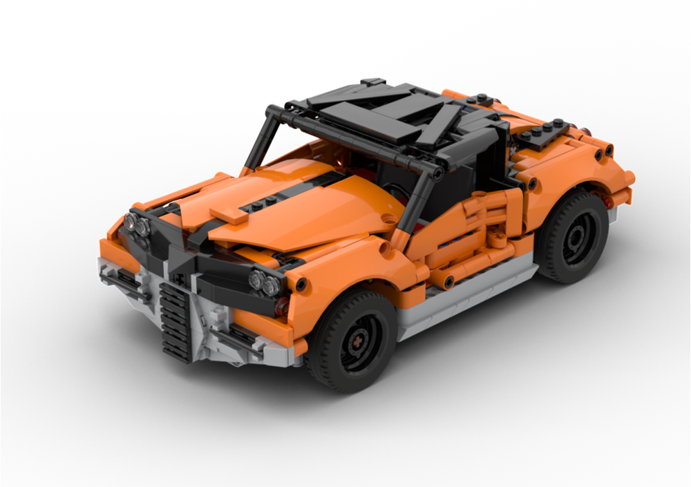 LEGO MOC-161361 Muscle Car by Legonid | Rebrickable - Build with LEGO