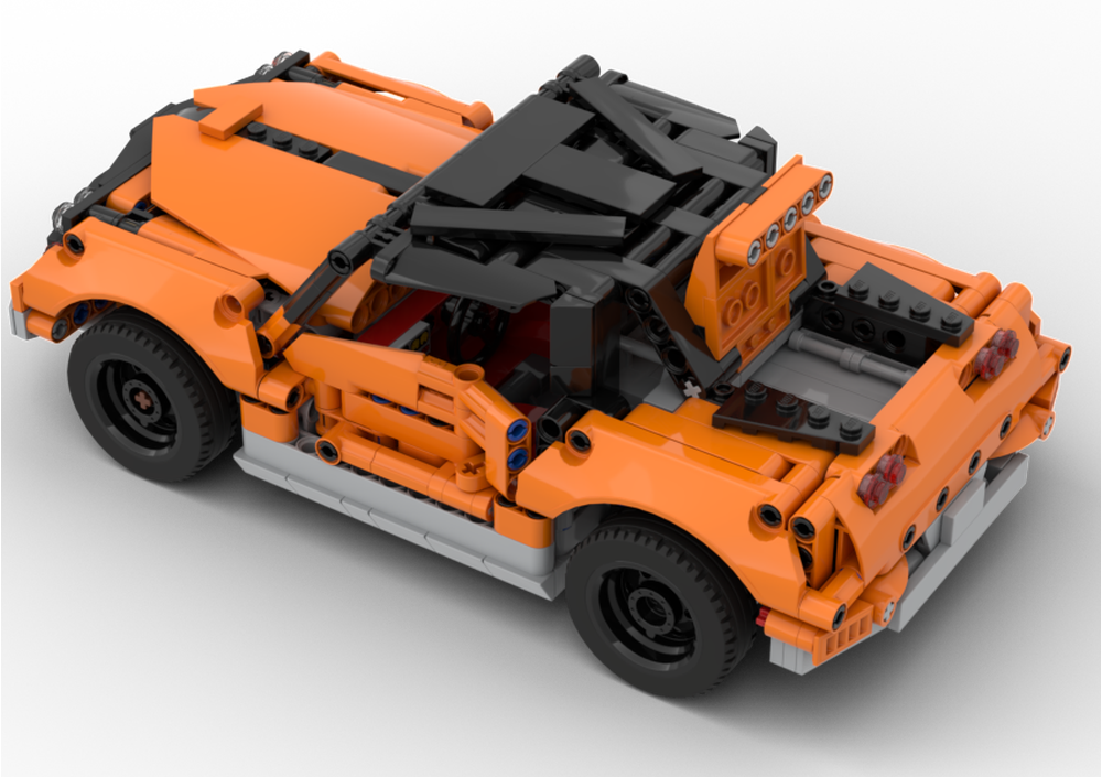 LEGO MOC-161361 Muscle Car by Legonid | Rebrickable - Build with LEGO