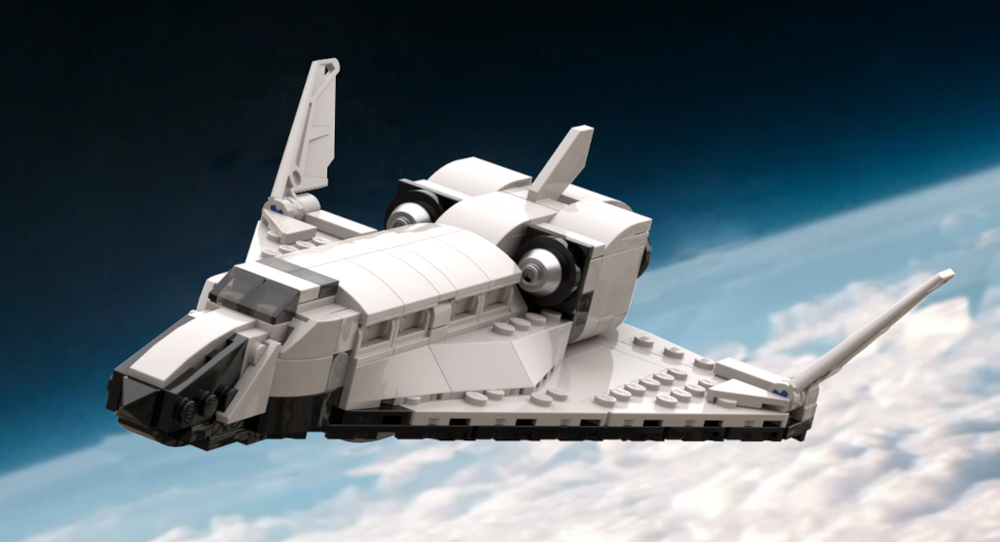 LEGO MOC For all Mankind Pathfinder Shuttle by BigSkwigg | Rebrickable ...