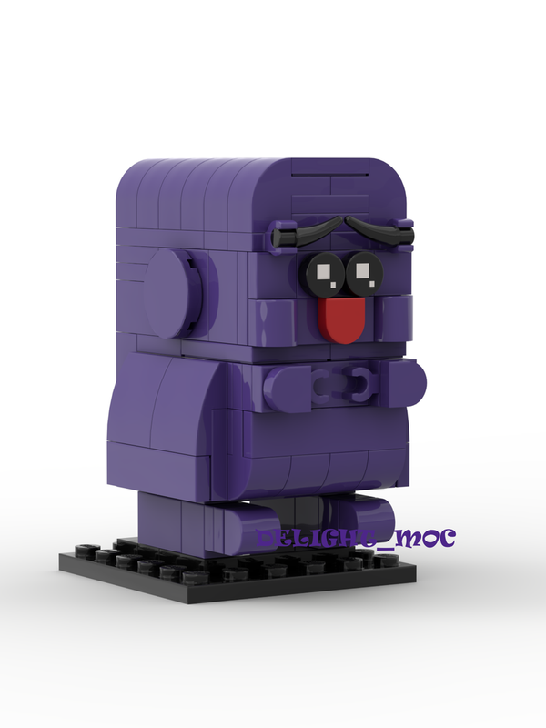 LEGO MOC Grimace (Mcdonald) by delight_moc | Rebrickable - Build with LEGO