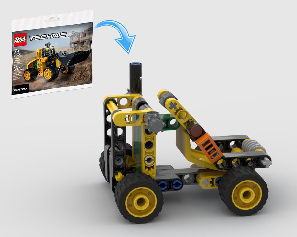 LEGO MOC Dump Truck 30433 Alternative by ErikGS | Rebrickable - Build ...