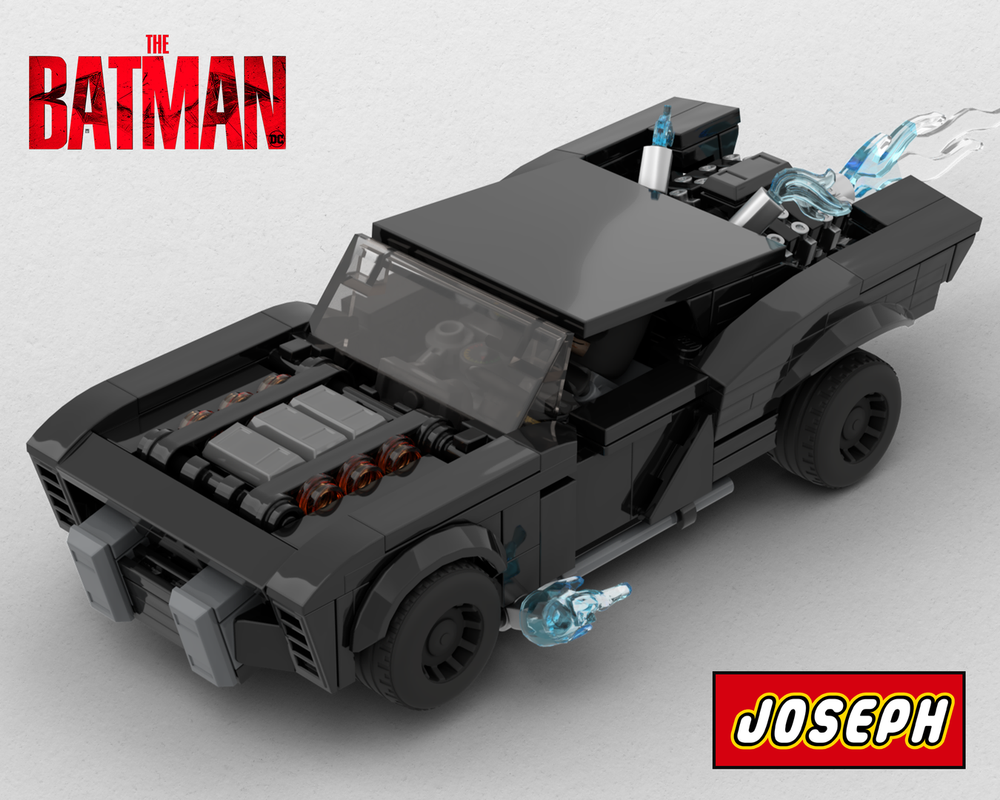 LEGO MOC Arkham Asylum Batmobile by CreationCaravan (Brad Barber)