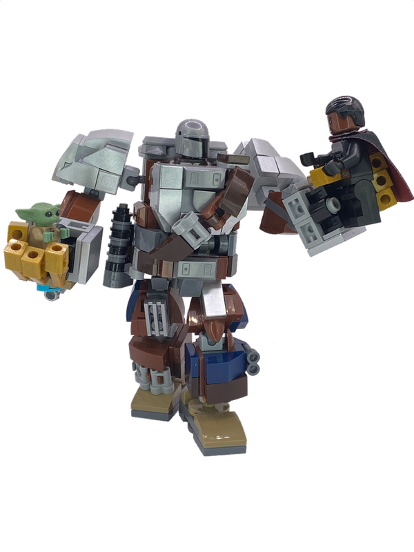 LEGO MOC Mandalorian mech by BeskarBricks | Rebrickable - Build with LEGO