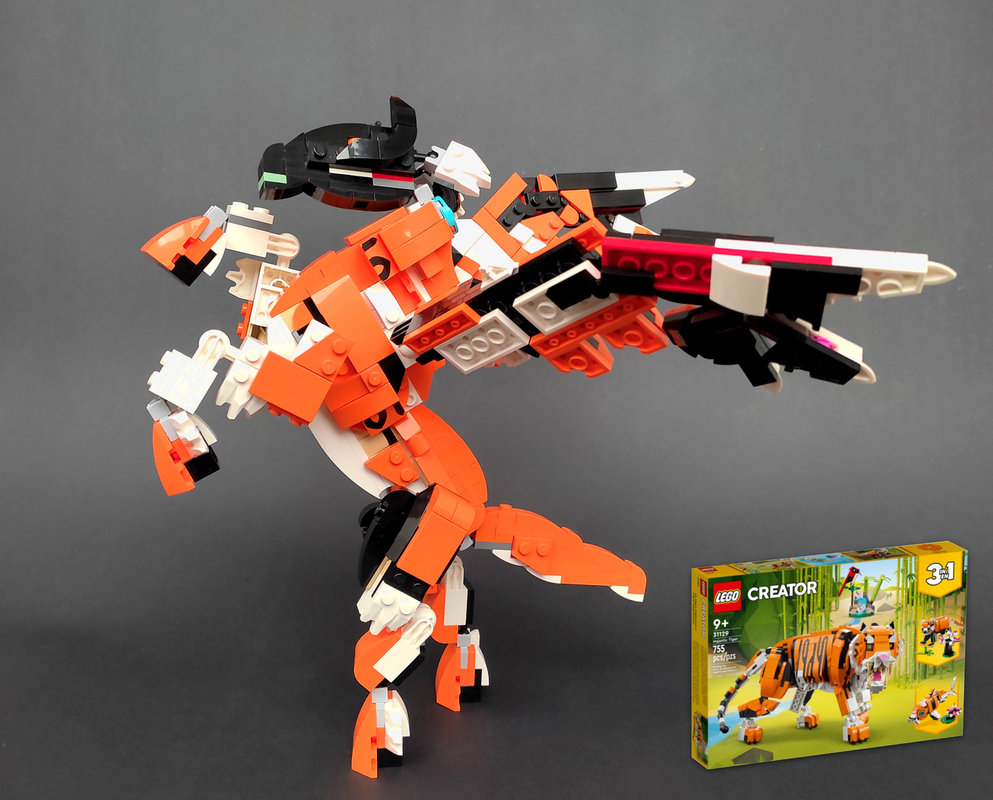 LEGO MOC 31129 Pegasus by DS3D Rebrickable Build with LEGO