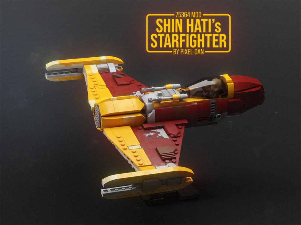 LEGO MOC PiXEL-DANs - 75364 Shin Hati Starfighter Modifications incl  Display Stand by PiXEL-DAN | Rebrickable - Build with LEGO