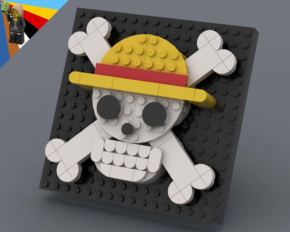 LEGO MOC Straw Hat Pirates' Jolly Roger by Eve n Bricks | Rebrickable ...