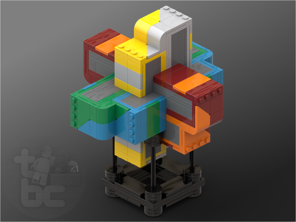 LEGO MOC Level 5 Burr riddle by the_bricked_cave | Rebrickable - Build ...