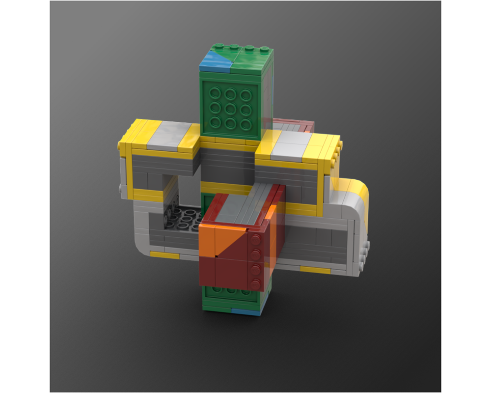 LEGO MOC Level 5 Burr riddle by the_bricked_cave | Rebrickable - Build ...