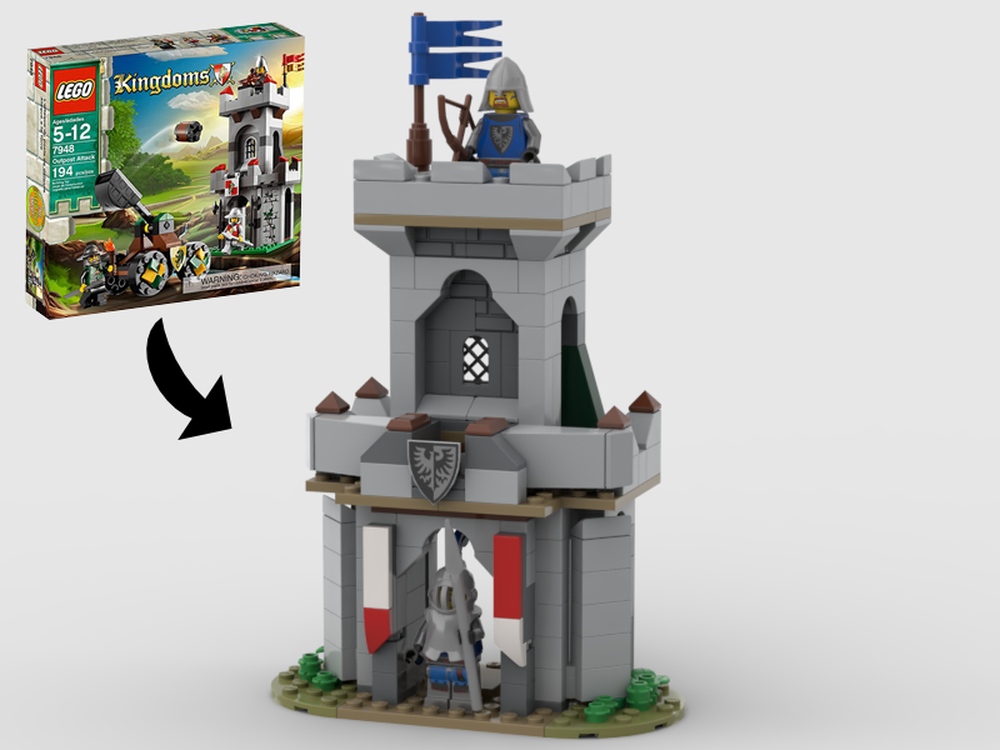 Lego kingdoms best sale outpost attack