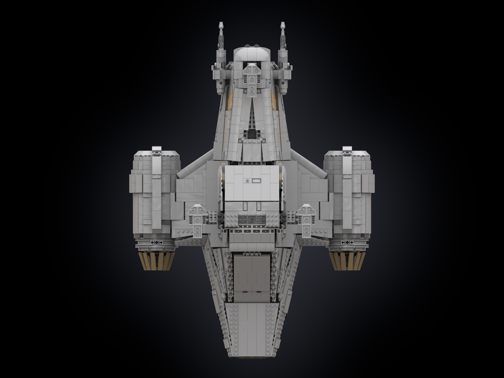 LEGO MOC The Razor Crest Ultimate Minifig Scale by danielwilliam Rebrickable Build with LEGO