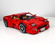 LEGO MOC Porsche 911 (992) GT3 RS - LBG/Red/White/Yellow by