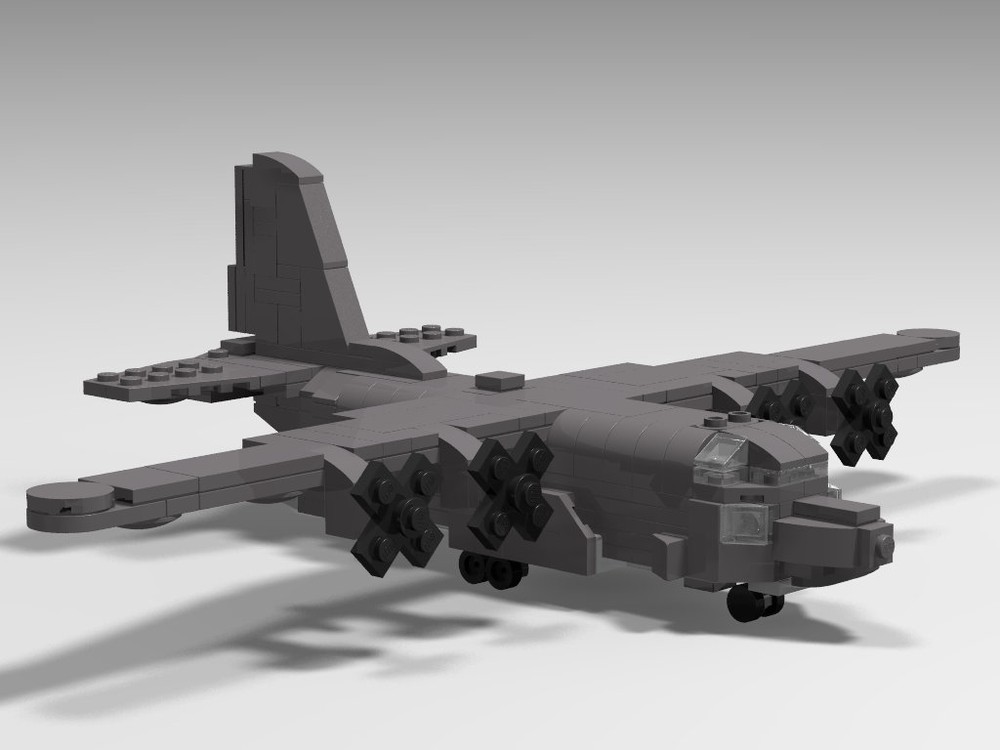 LEGO MOC-161985 Micro Lockheed AC-130 'Spooky' Gunship by ...