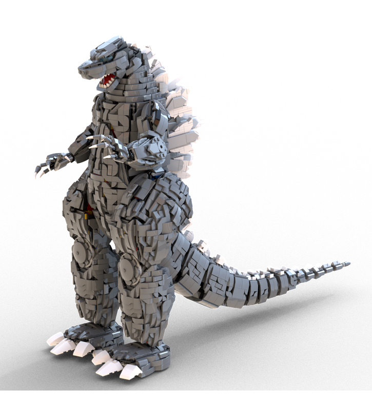 LEGO MOC Godzilla King of the Monsters by Tee Baum Bricks Rebrickable Build with LEGO