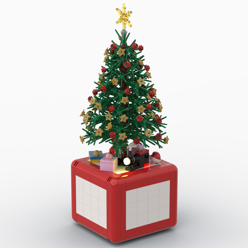 Lego christmas best sale tree moc