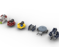 Micro Battlefront II Space Ships (UCS 75367 Venator add on)