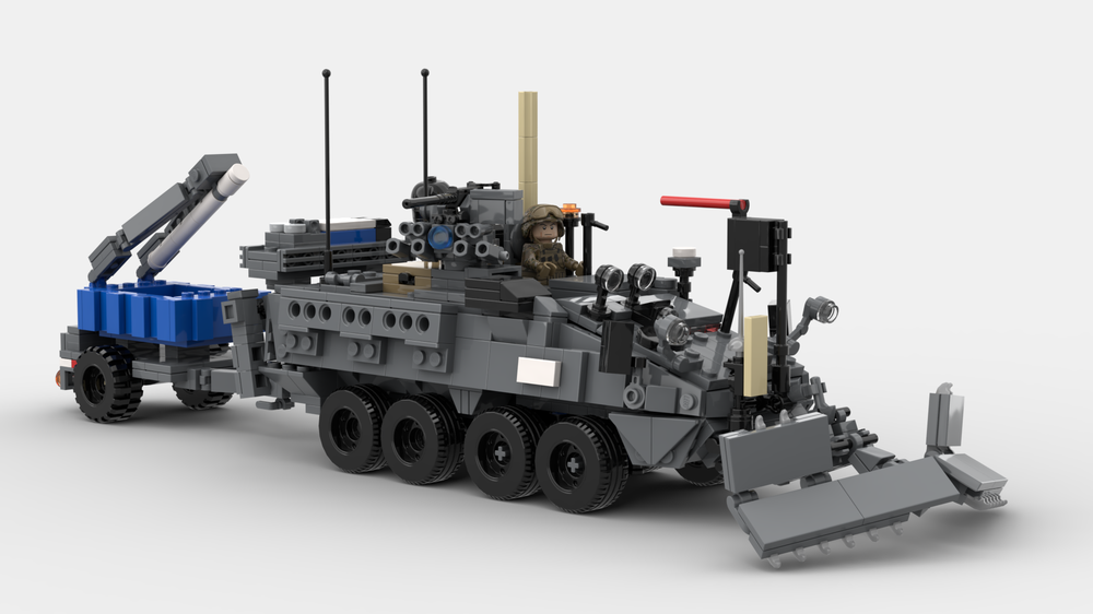 LEGO MOC-162080 M1257A1 Engineering Squad Vehicle DVHA1 | US Army ...