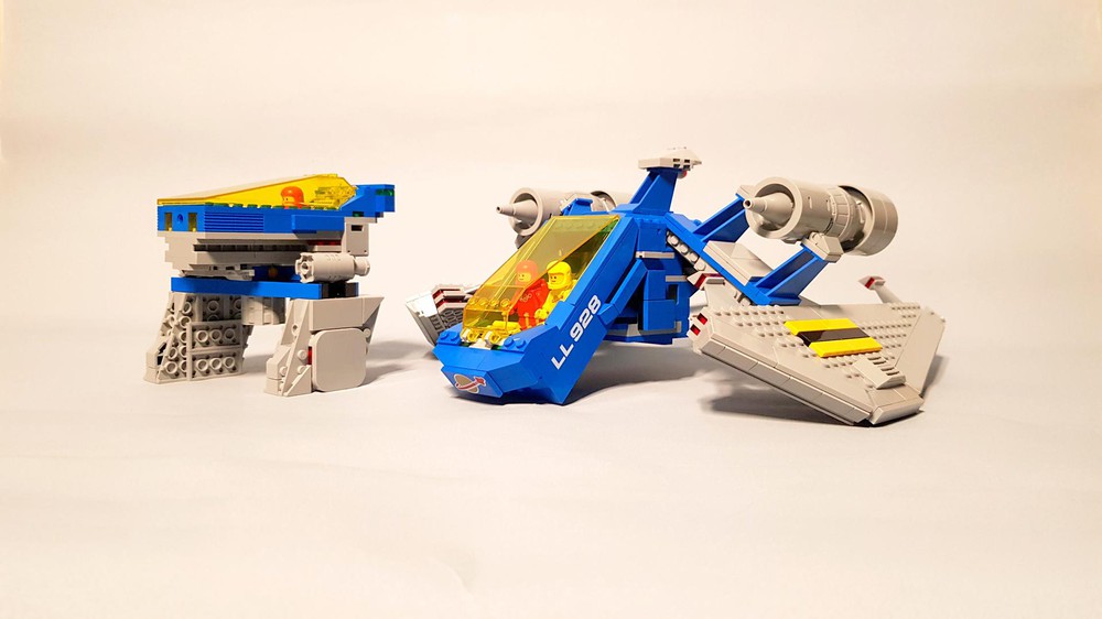 LEGO MOC Walker Dropship - Galaxy Explorer alt build by frenchybricks ...