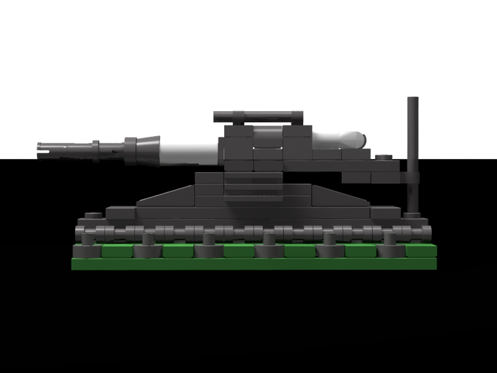 LEGO MOC 800mm Railway Gun Gustav by ReaperX_9