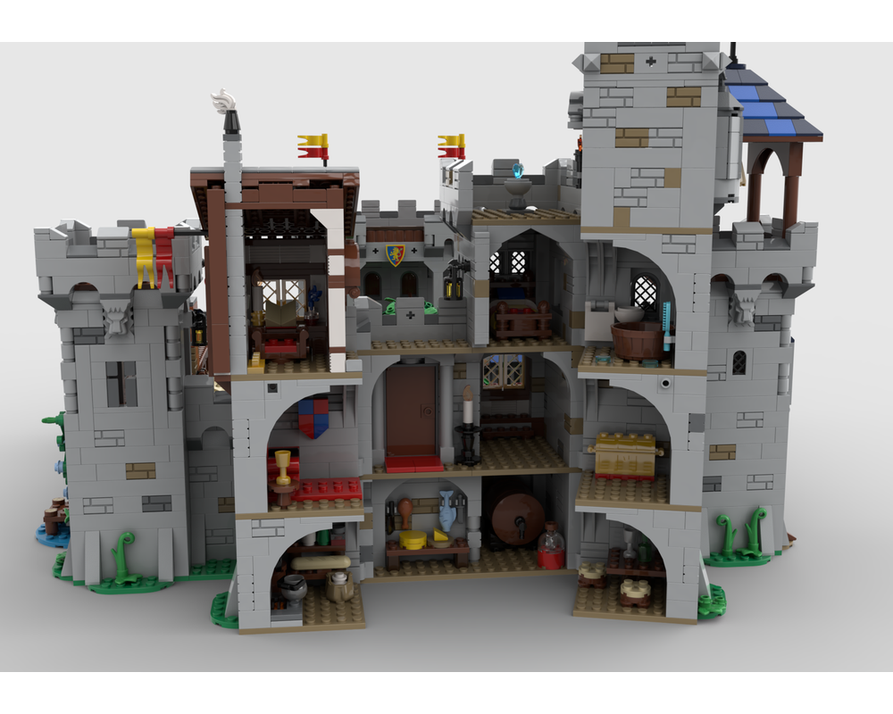 LEGO MOC Lionbrick Modular Castle by bricks_fan_uy | Rebrickable ...