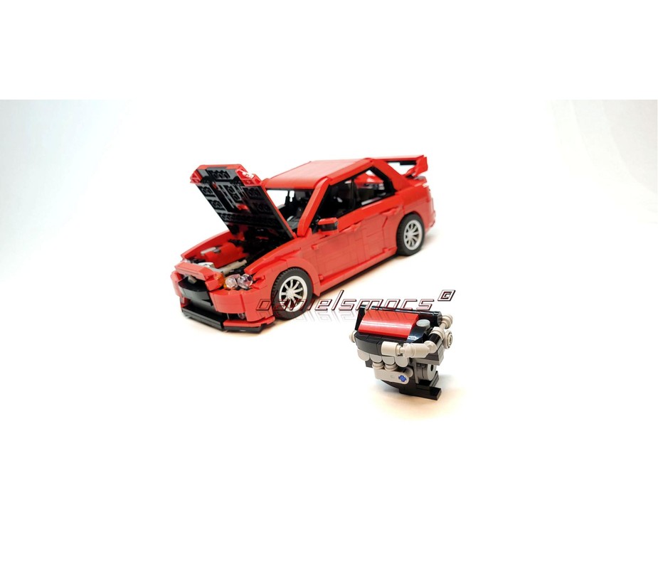 LEGO MOC Mitsubishi Lancer Evo X by danielsmocs Rebrickable Build with LEGO