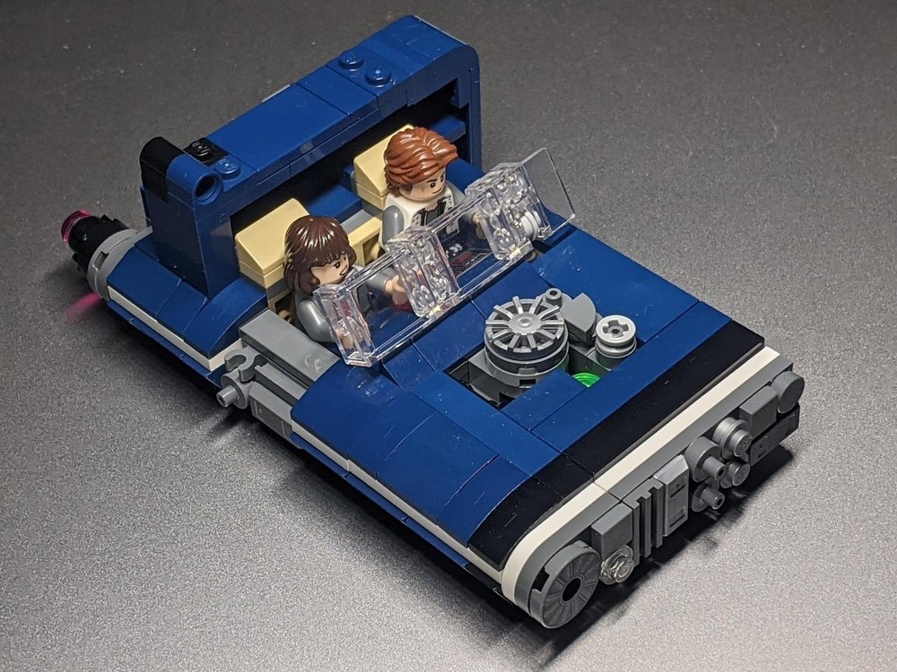LEGO MOC Han's M-68 Landspeeder - Minifig Scale by