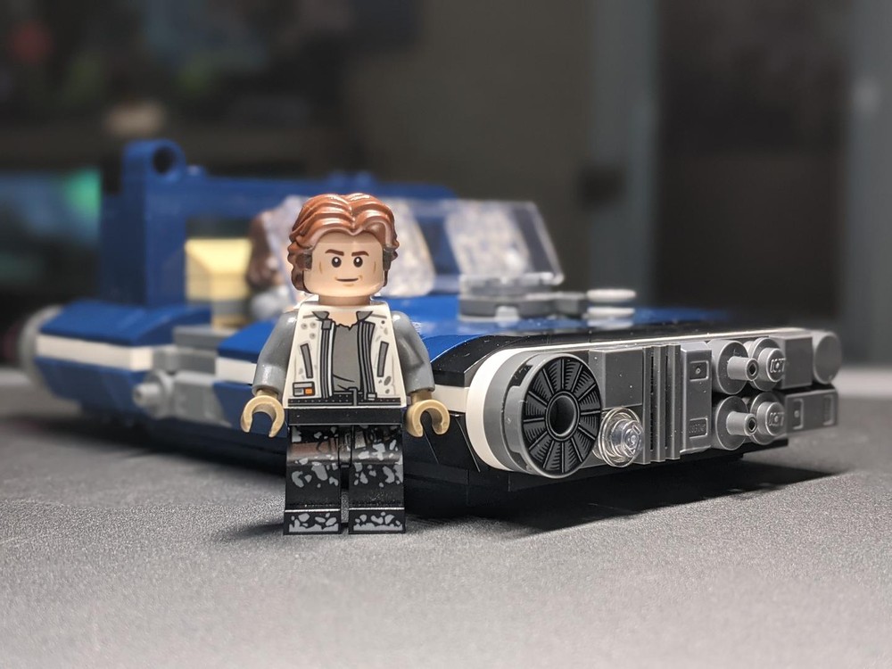 Minifig Scale Hans Landspeeder Moc Han Solo Landspeeder Han Solo