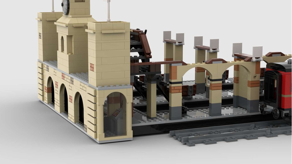 LEGO MOC King s Cross Station by traico7 Rebrickable Build with LEGO