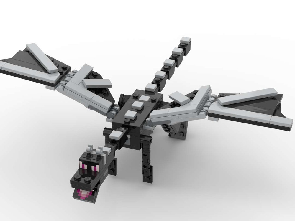 LEGO MOC Ender Dragon Mod by bookworm12 | Rebrickable - Build with LEGO