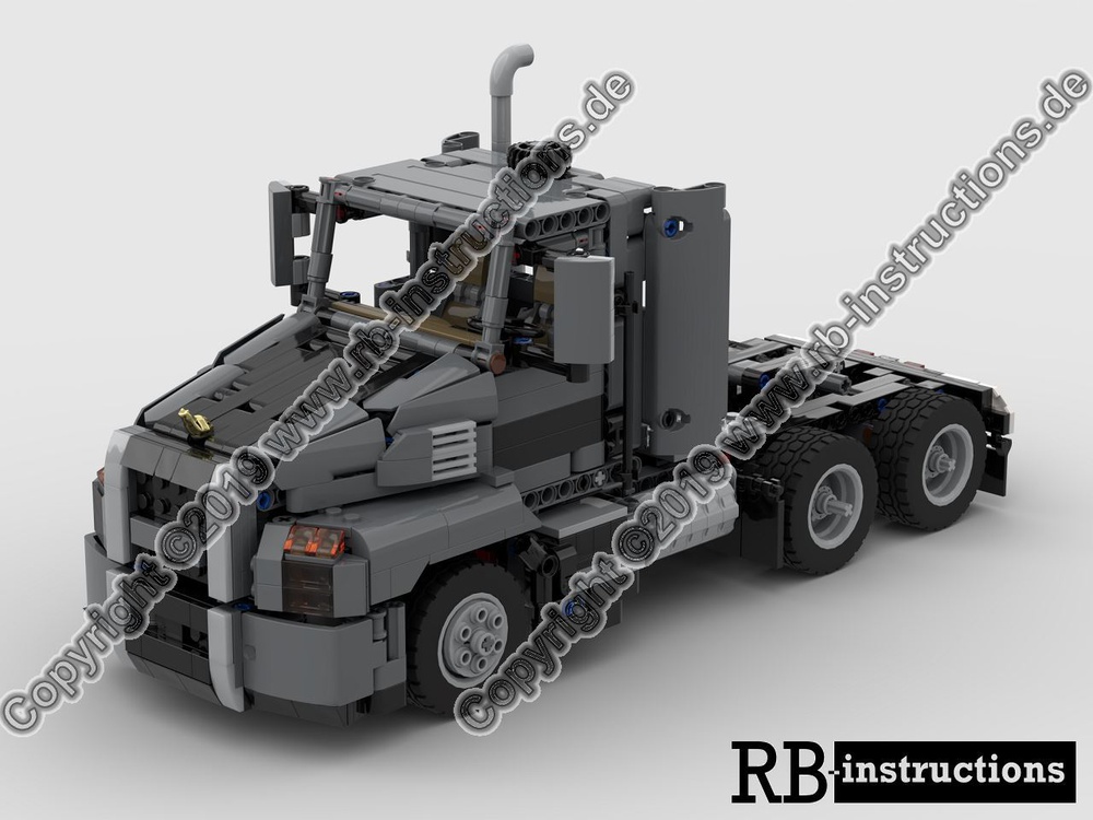 LEGO MOC 42078 C-Model -> Mack Daycab by RB-instructions | Rebrickable - Build with LEGO