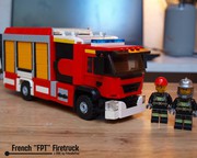 LEGO MOC Large Vintage Fire Truck by tango2110