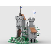 LEGO MOC Technoblade and Philza's houses/medevail houses by