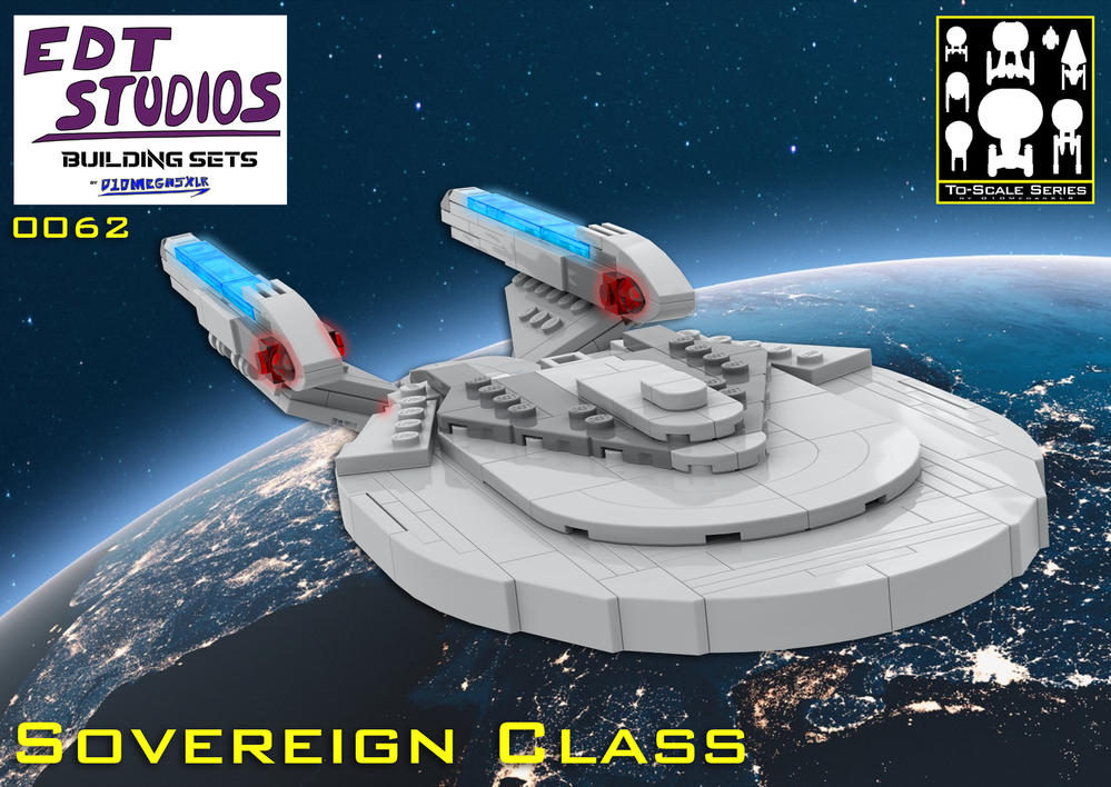 LEGO MOC Sovereign Class by D10MegasXLR | Rebrickable - Build with LEGO