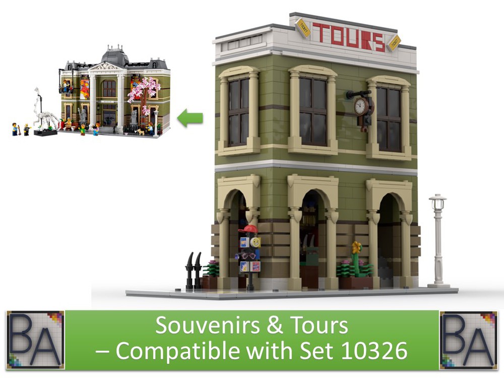 LEGO MOC Souvenirs & Tours - Compatible with Set 10326 by Brick Artisan
