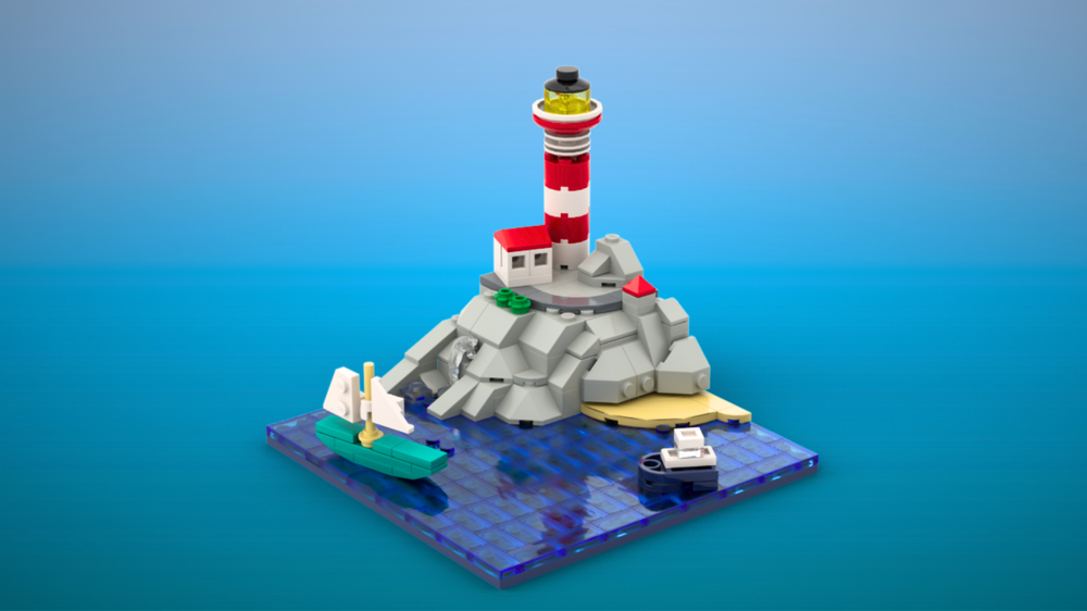 LEGO MOC-162858 lighthouse by deer_from_north | Rebrickable - Build ...