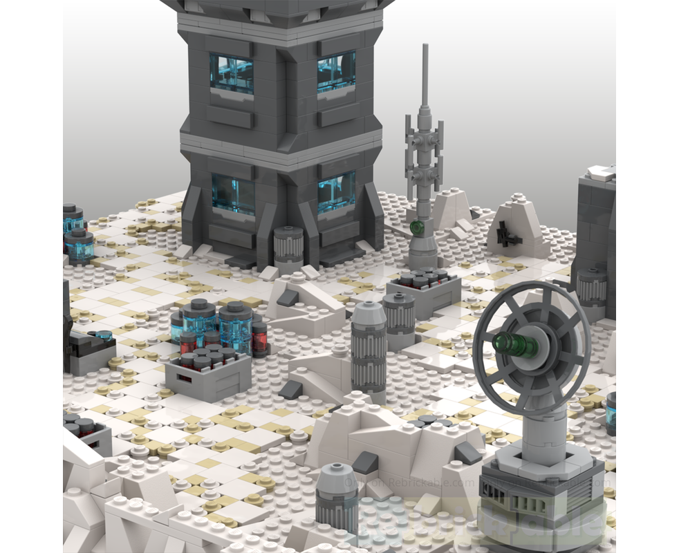 LEGO MOC Hoth battle base by LucSoleBricks | Rebrickable - Build with LEGO