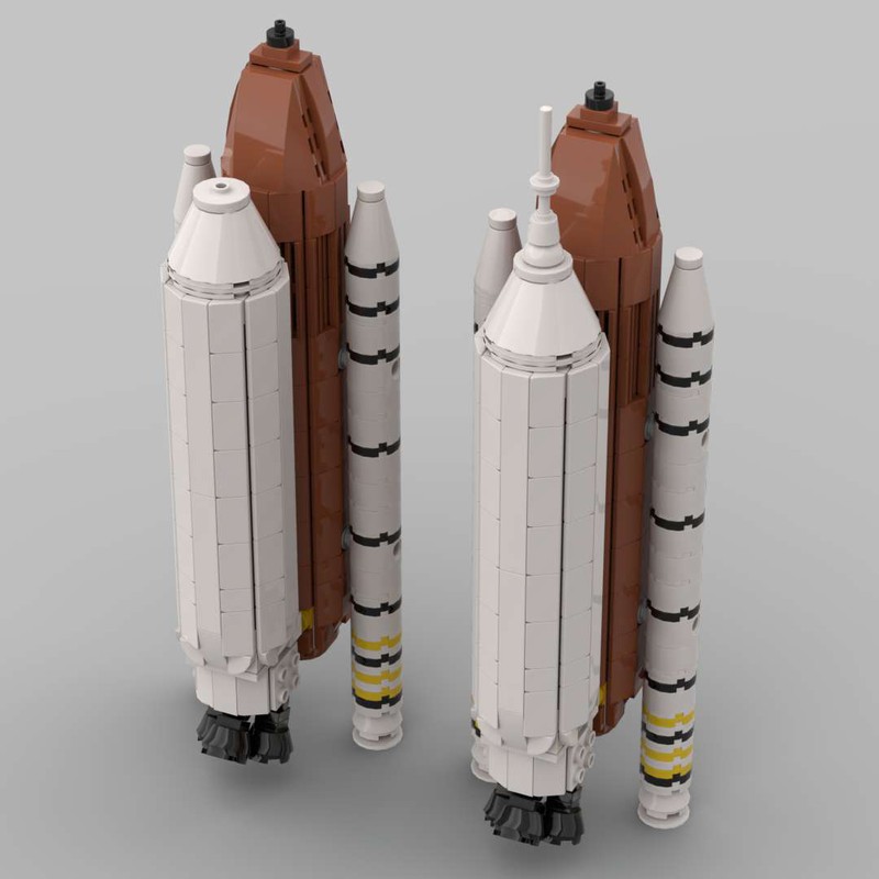 LEGO MOC Shuttle-Derived HLV (1:220) by TheBlackShark_77 | Rebrickable ...