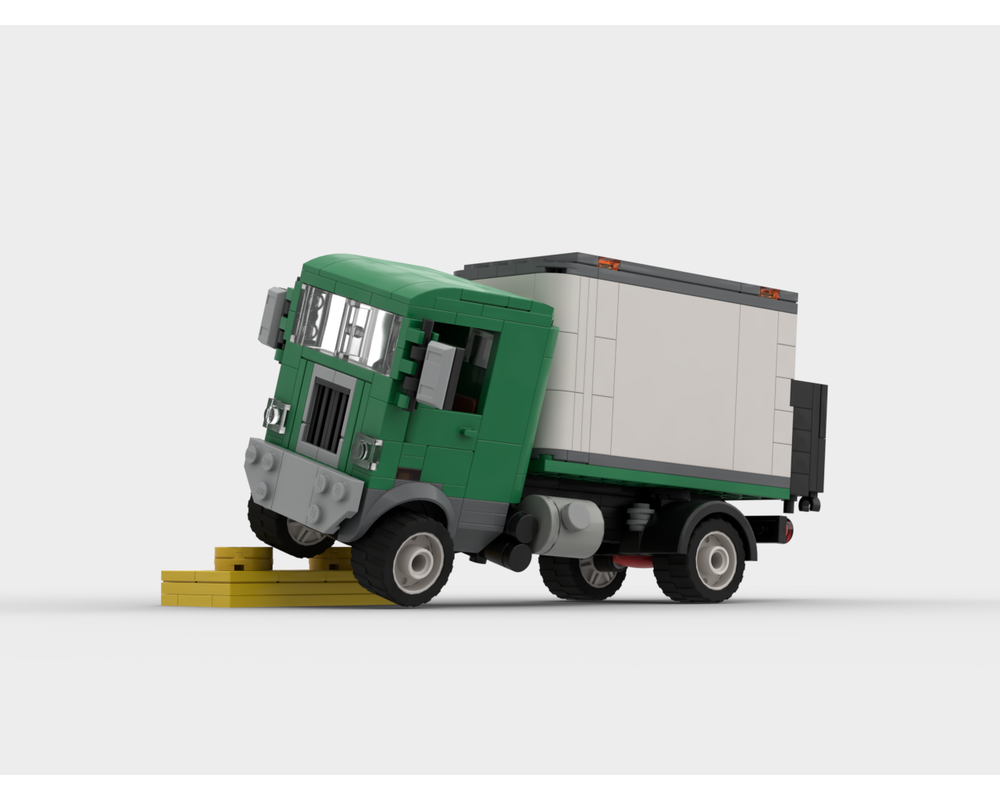 LEGO MOC Cargo Box Truck Moc by owstin | Rebrickable - Build with LEGO