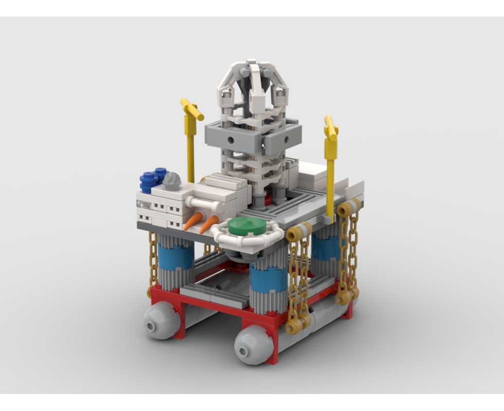 LEGO MOC-162913 O&G semi submersible drilling rig by lucasfrota ...
