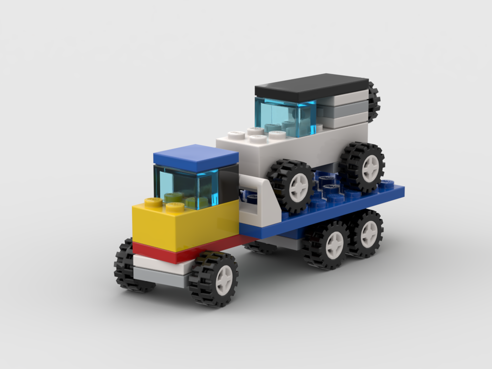 LEGO MOC 30510 - Tow truck with Offroad car by ChiLegGodt | Rebrickable ...