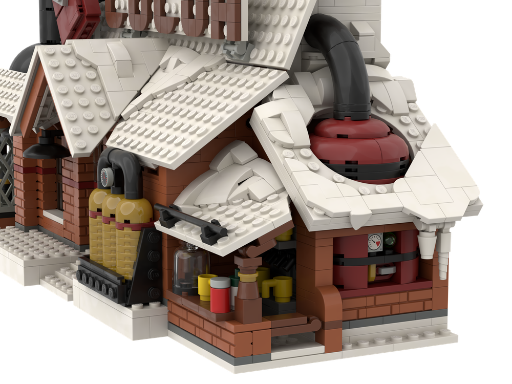 LEGO MOC Winter Village-Chocolate factory by Brickjoynt