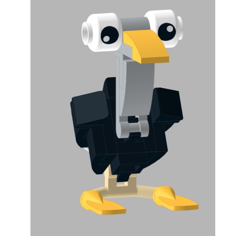 LEGO MOC Mini Ostrich by Space_Steave | Rebrickable - Build with LEGO