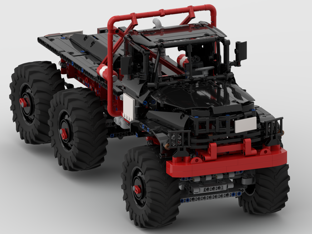 LEGO MOC-163000 Trial Truck ZIL 131 6x6 Mk2 Center Difflock by Ironmax ...
