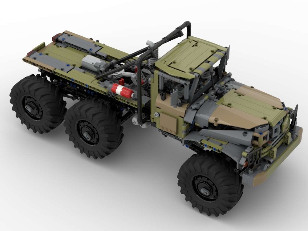 LEGO MOC-163000 Trial Truck ZIL 131 6x6 Mk2 Center Difflock by Ironmax ...