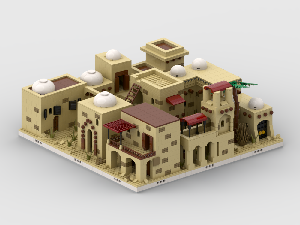 Model: Ancient Egypt Village Houses