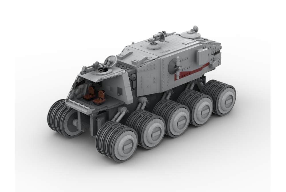 LEGO MOC HAVw A6 juggernaut tank V3 by thelegowolfpack | Rebrickable ...