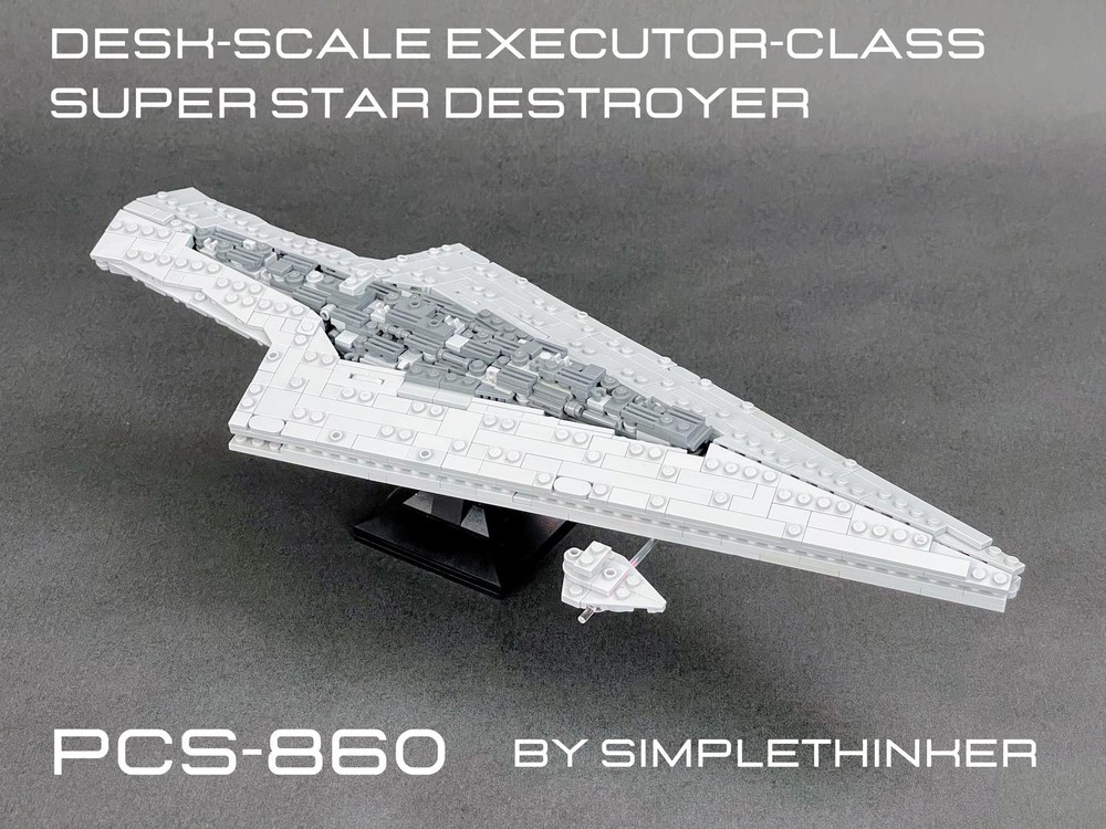 LEGO MOC Desk-Scale Executor-Class SSD by simplethinker | Rebrickable ...