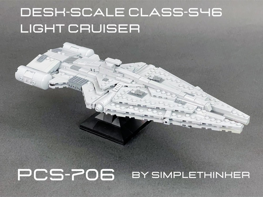 LEGO MOC Desk Scale Moff Gideon s Light Cruiser by simplethinker