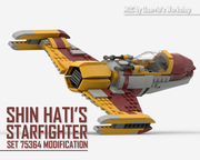 LEGO MOC Micro Scale V-19 Starfighter to scale with Brickvaults Micro Clone  Wars Fleet by AlexKipodre