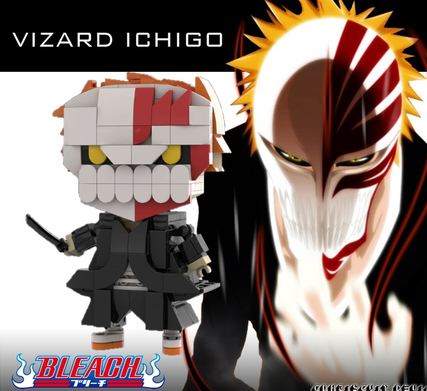 LEGO MOC BrickPop Bleach - Ichigo Kurosaki Vizard- by