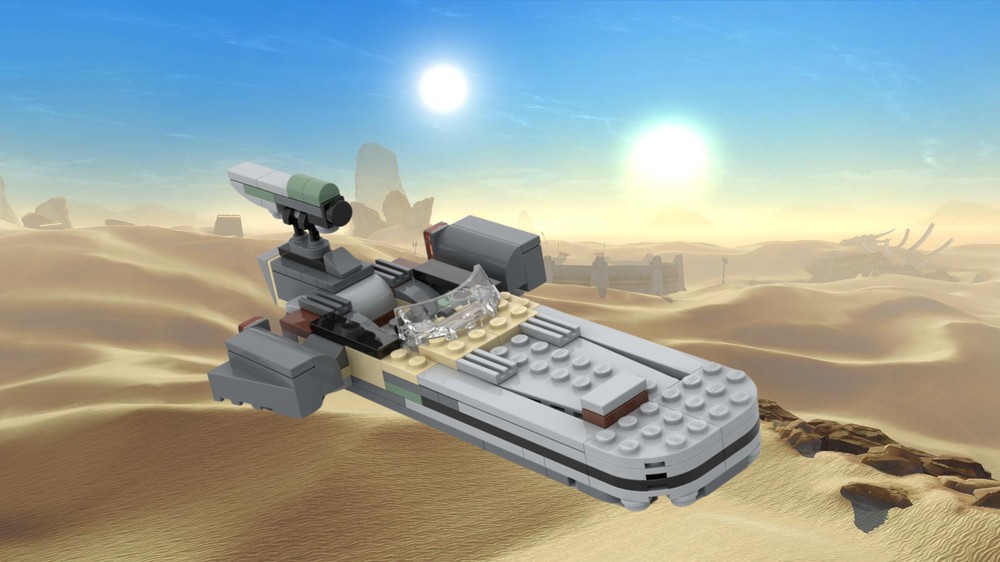 LEGO MOC Landspeeder (77012 Alternate Build) by Dert_444_ | Rebrickable ...